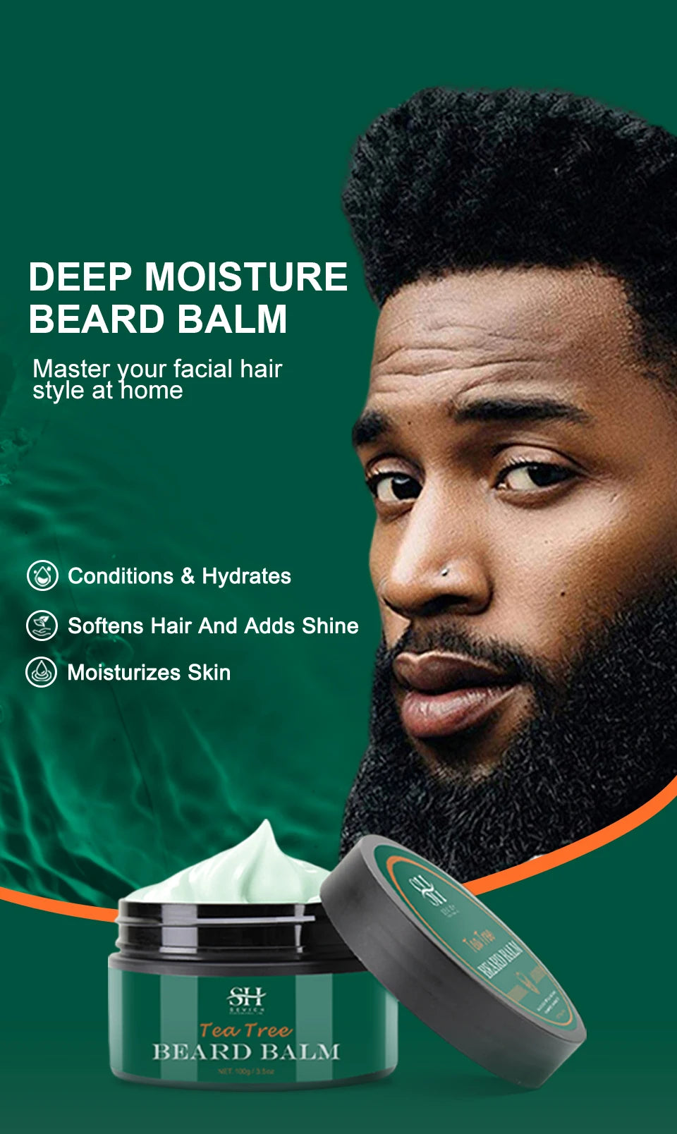 Tea Tree Hair Enhancer Thicker Beard Care