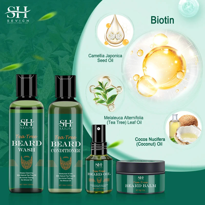 Tea Tree Hair Enhancer Thicker Beard Care