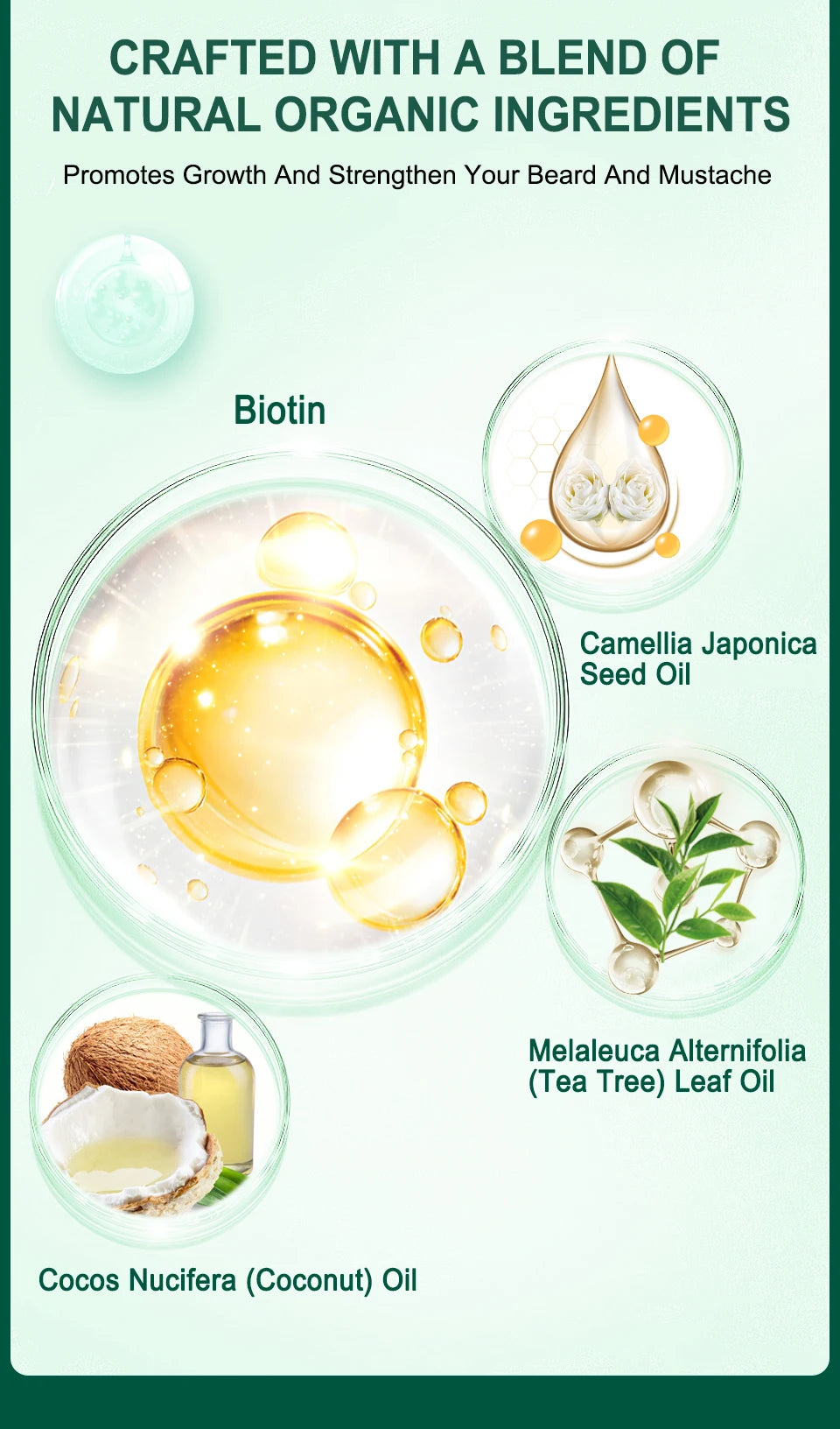 Tea Tree Hair Enhancer Thicker Beard Care