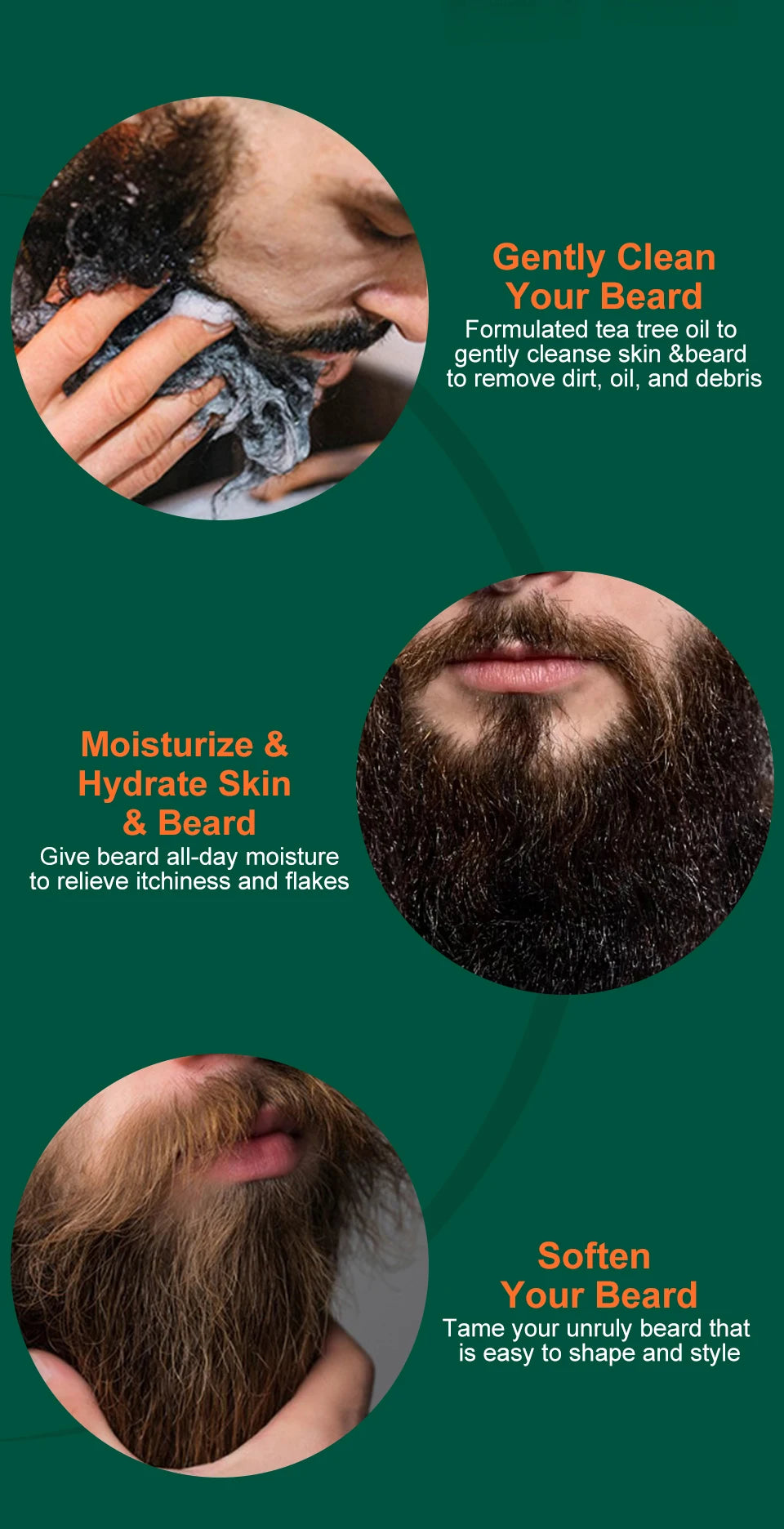 Tea Tree Hair Enhancer Thicker Beard Care