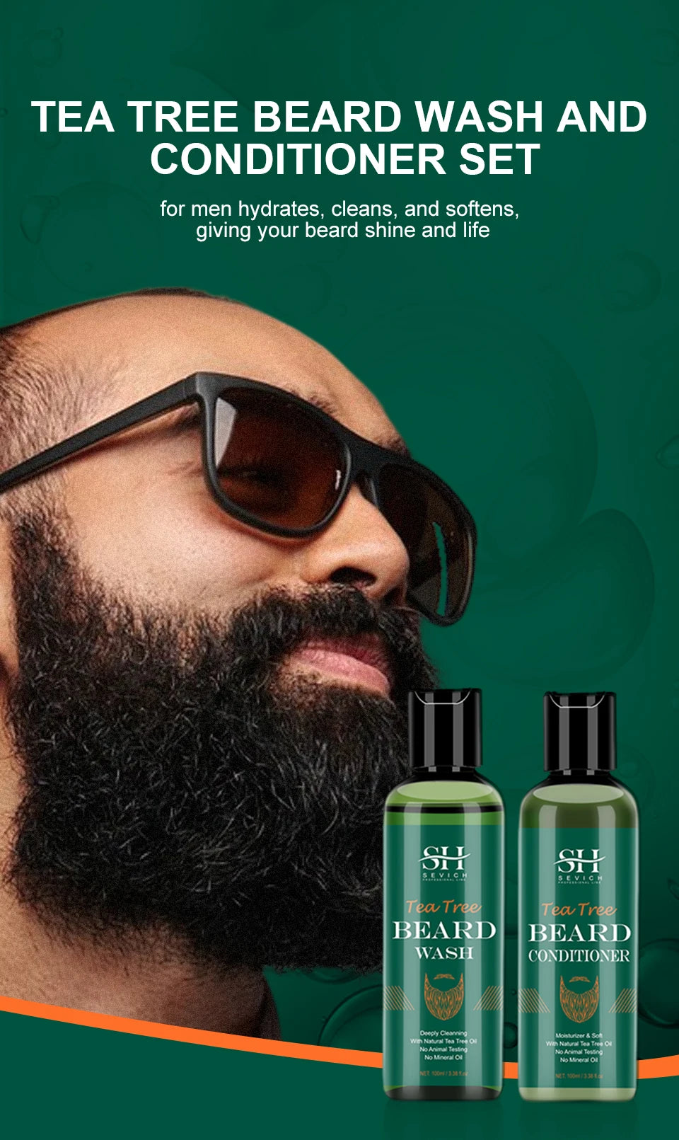 Tea Tree Hair Enhancer Thicker Beard Care