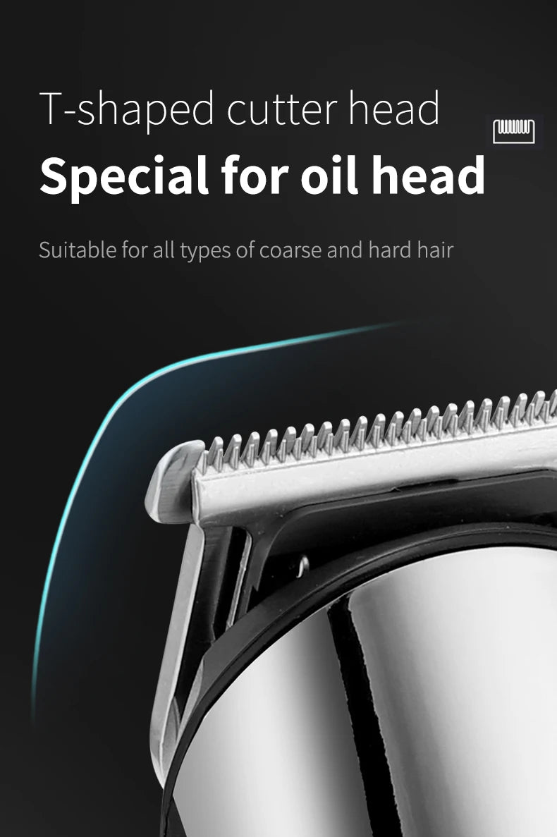 IRUIBEAUTY Men Hair Trimmer Set Face Body Beard Hair Clipper Waterproof Electric Hair Cutting Machine Grooming Kit Haircut